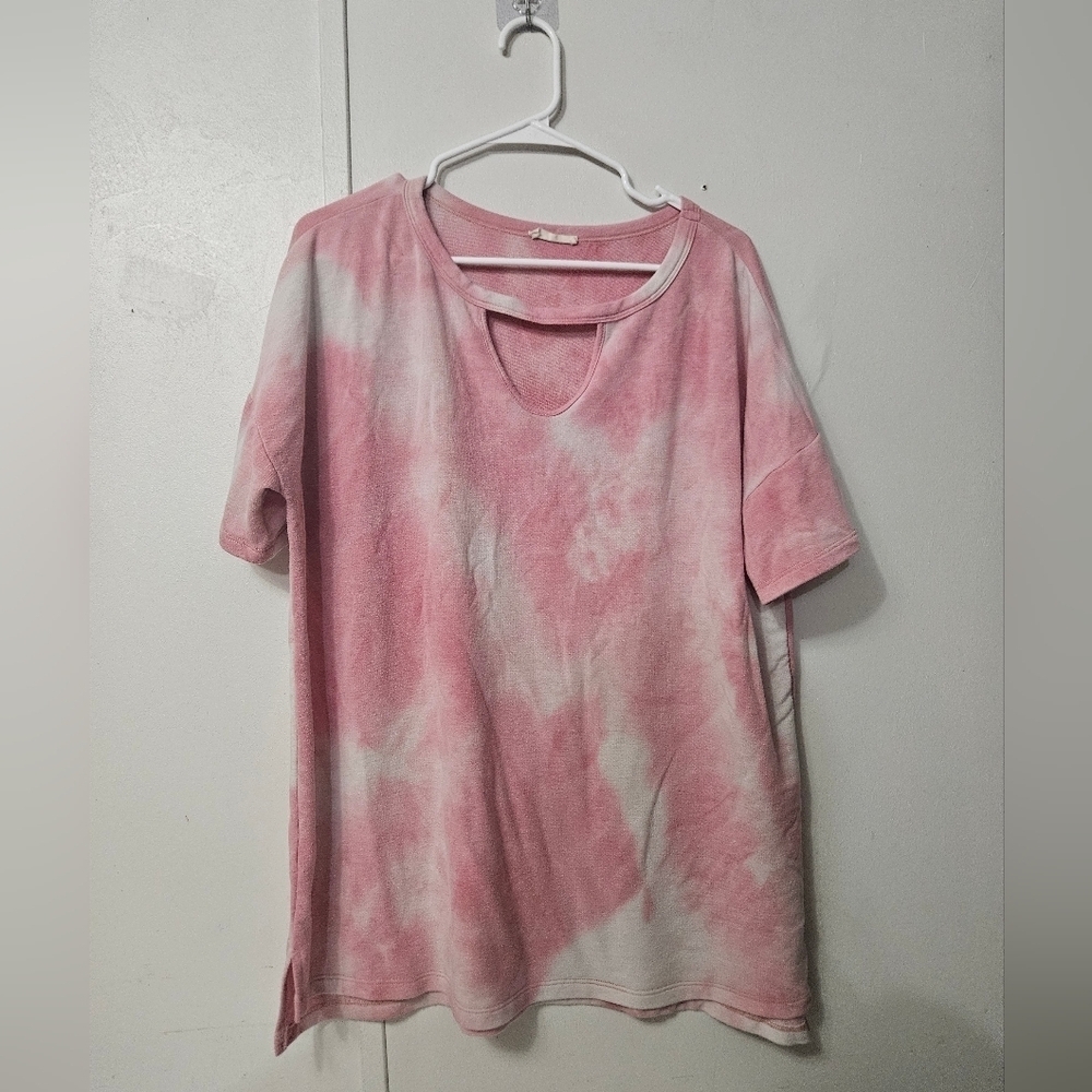 Oddy Pink Tye Die Short Sleeve Tee!